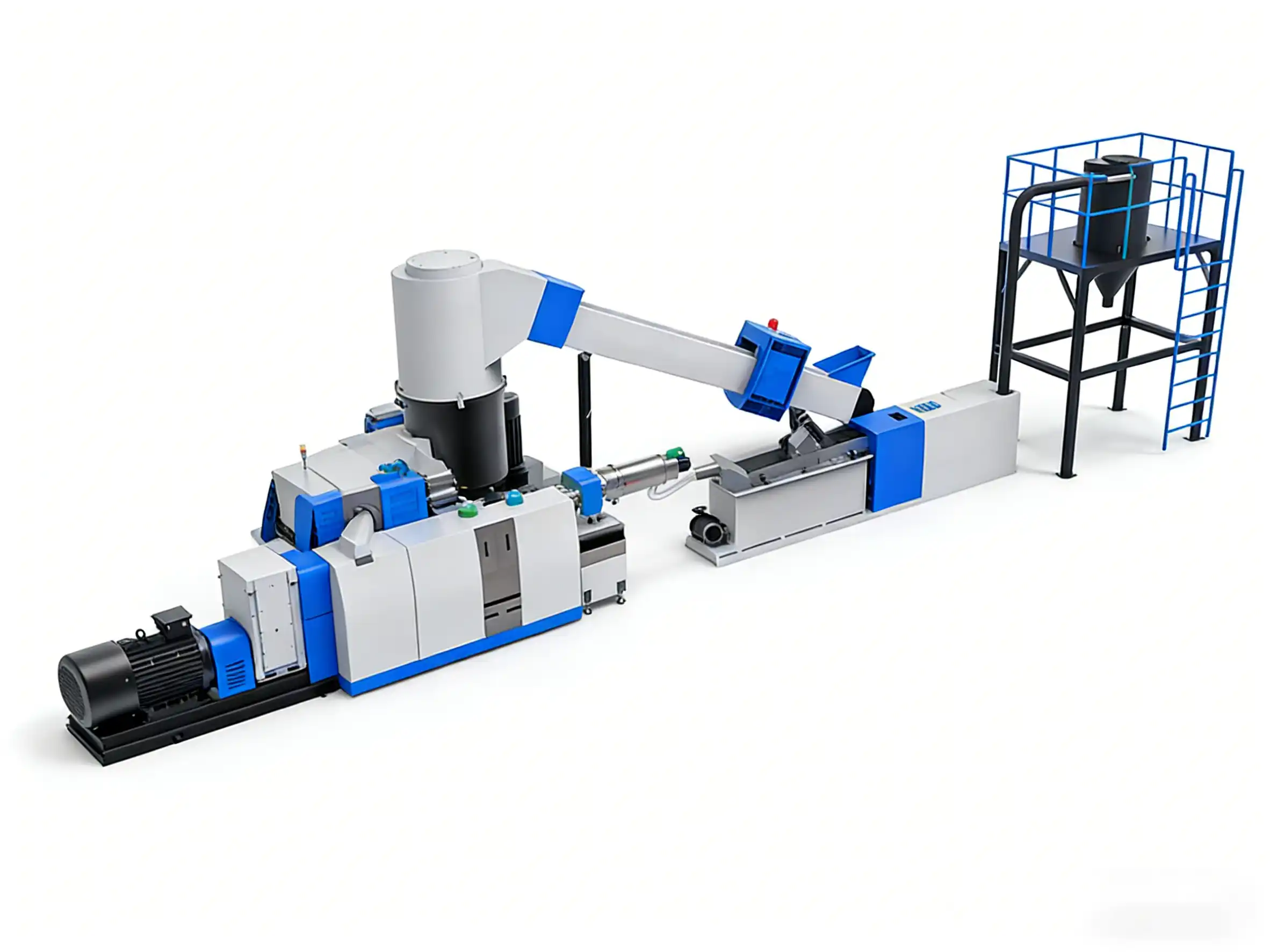 Cutter-Compactor Double-Stage Pelletizing Line