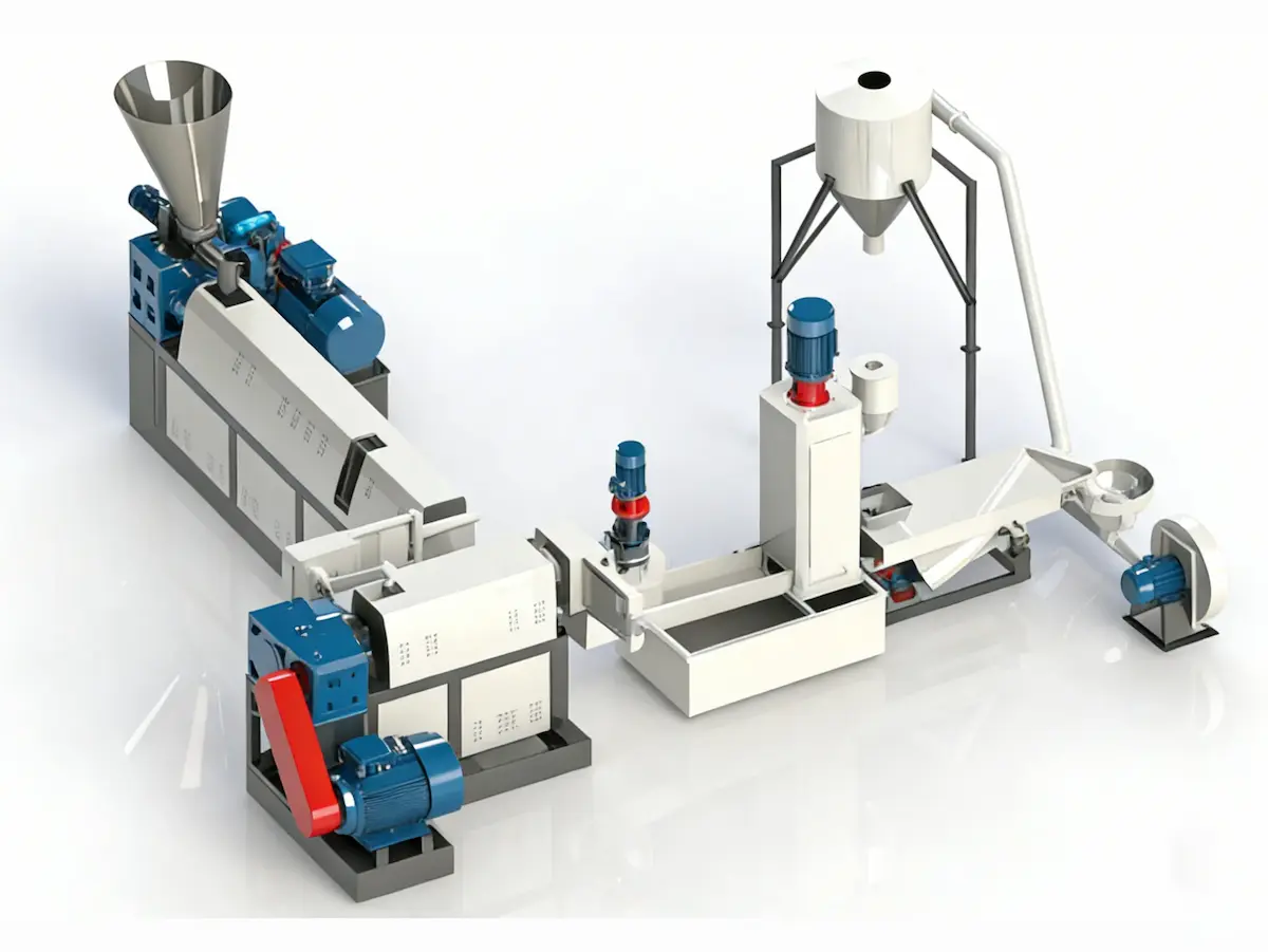 Rigid Plastic Double-Stage Pelletizing Line