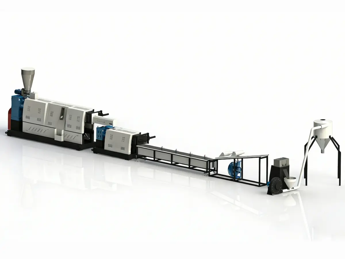 Rigid Plastic Double-Stage Pelletizing Line 3