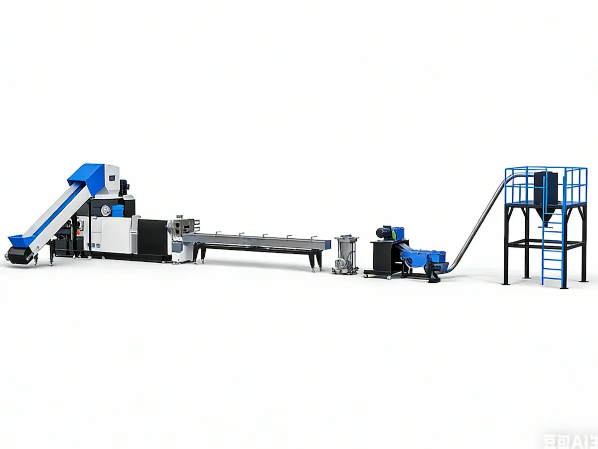 Shredding & In-Plant Recycling Pelletizing Line 3